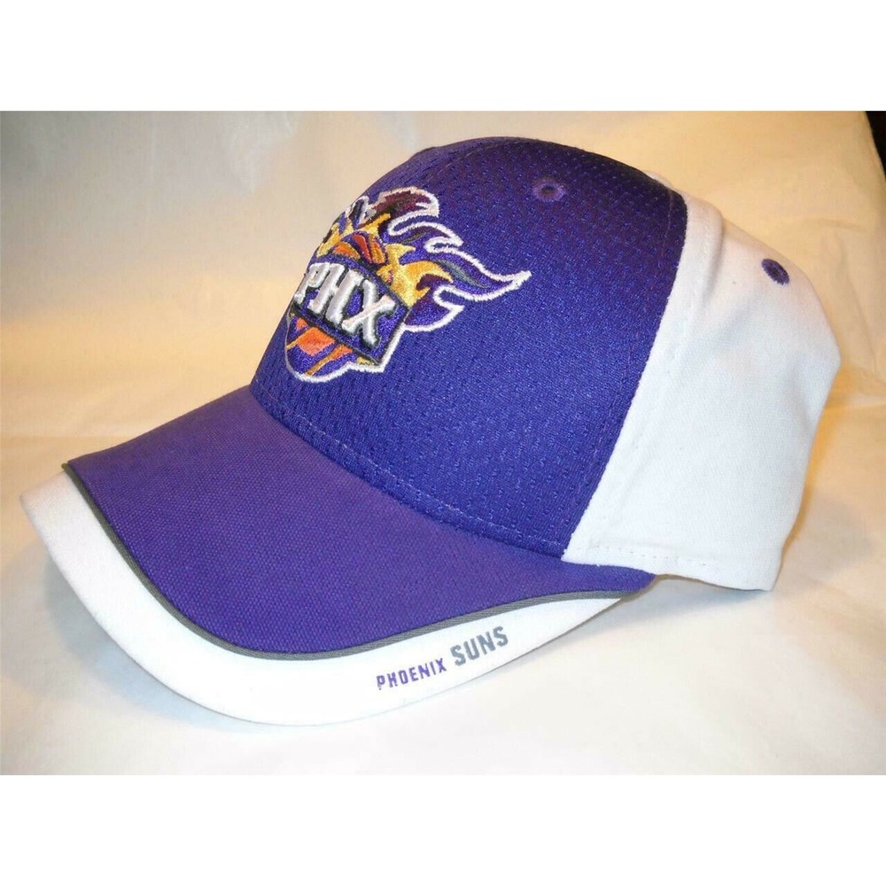 REEBOK Phoenix Suns Y2K Hat Cap Adult OSFA NBA Structured Purple & White NOS